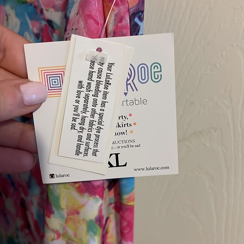 NWT Lularoe azure 2XL skirt - Picture 2 of 5